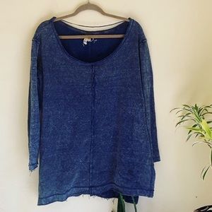 🌊✨ Free People Deep Blue Long Sleeve ✨🌊
